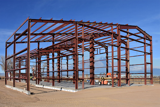 commercial steel building construction